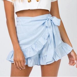 princess polly herring wrap shorts